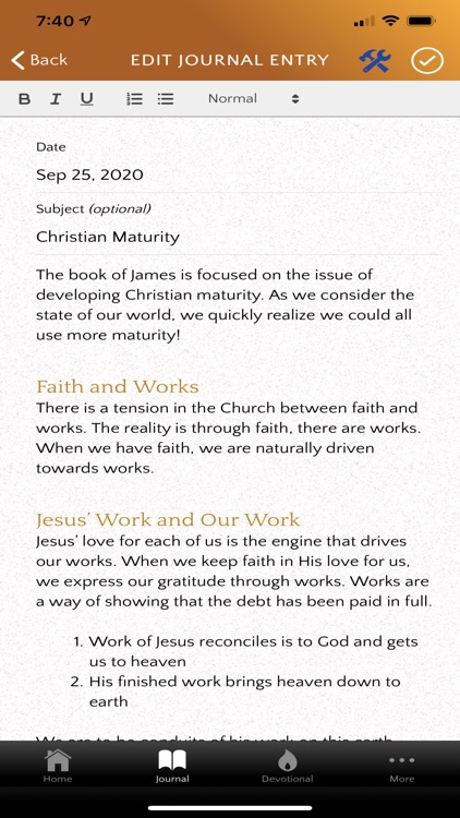 OnlinePrayerJournal screenshot-3