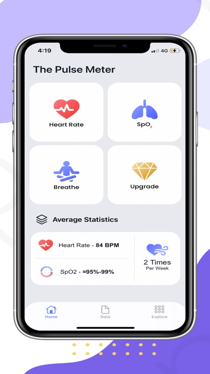 Blood Oxygen Level Monitor App