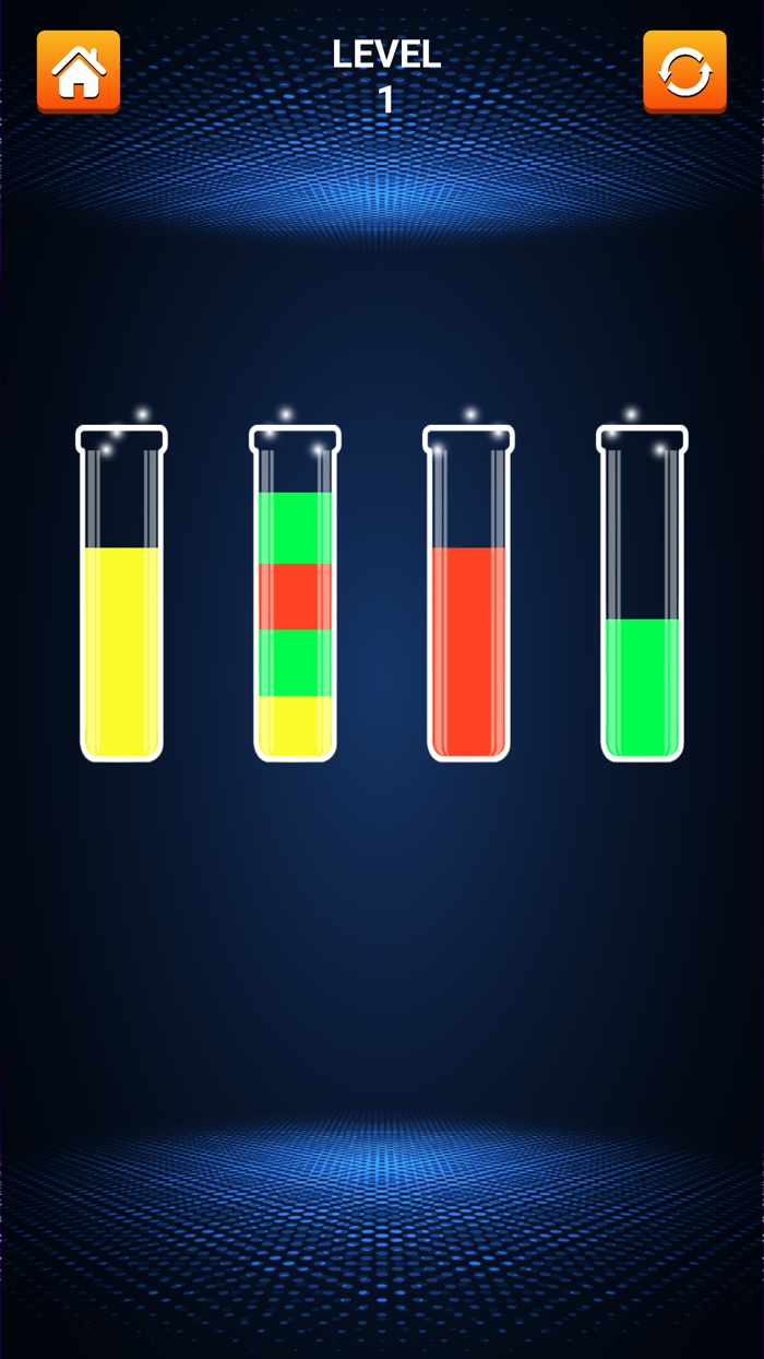 Sort Color Bottle Fill Water