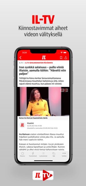 Iltalehti on the App Store