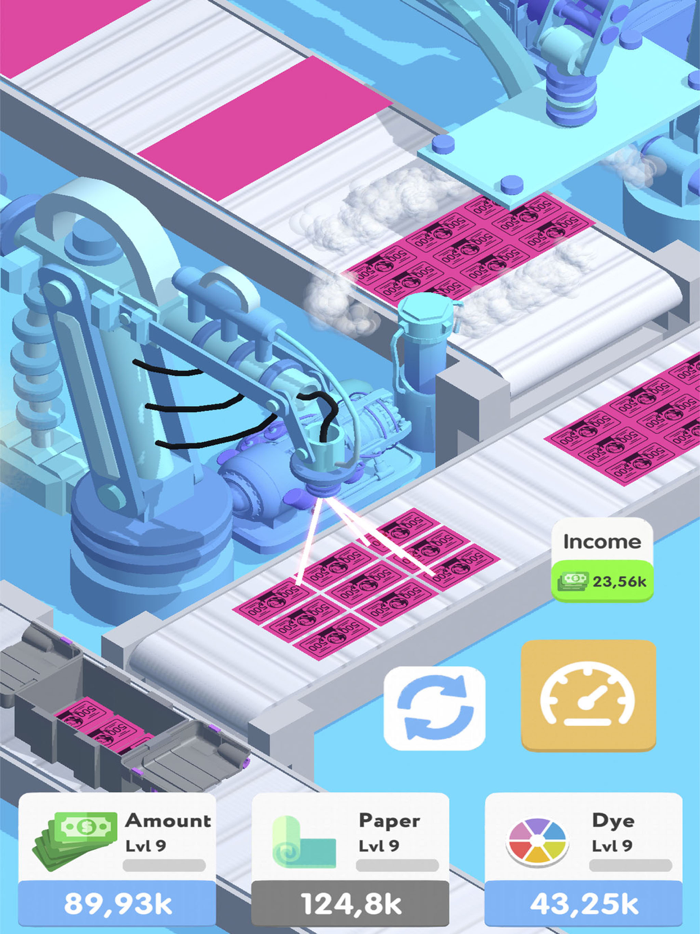 Idle Money Factory Tycoon Game