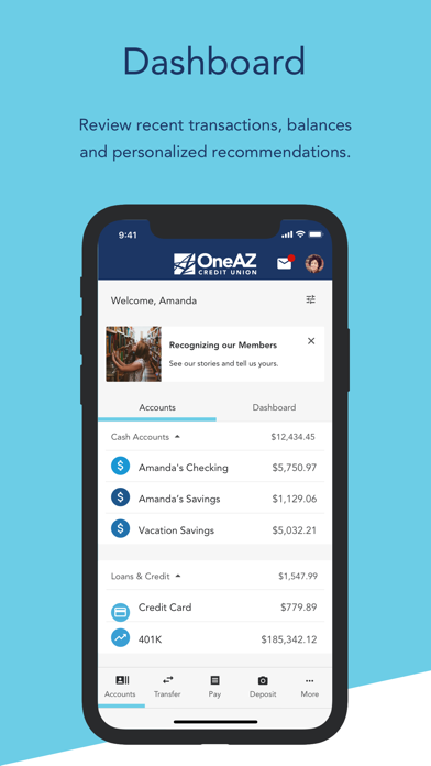 OneAZ Mobile Banking screenshot 2