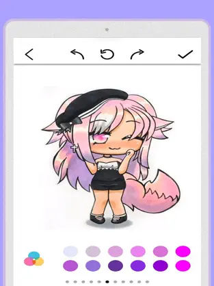 스크린샷 2 Gacha life Coloring Book &Chat iphone