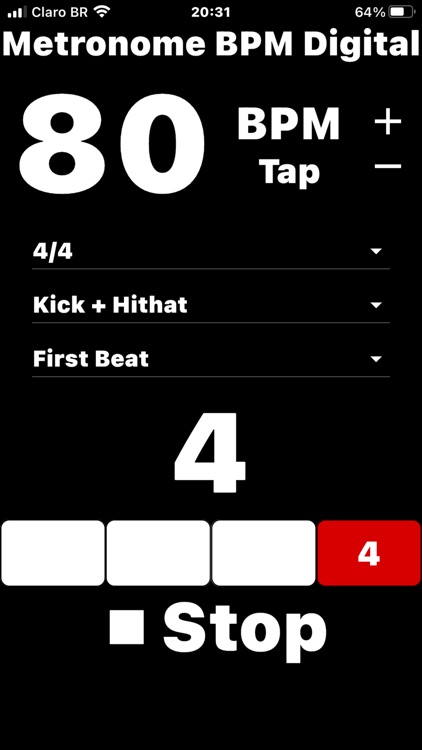 Metronome BPM Digital and Tap screenshot-5