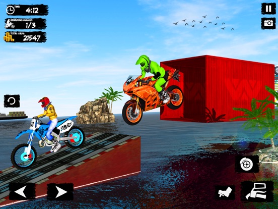 Superhero Bike Stunt Master 3D screenshot 4