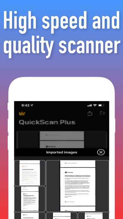Quickscan+ to PDF OCR JPG TXT screenshot 3