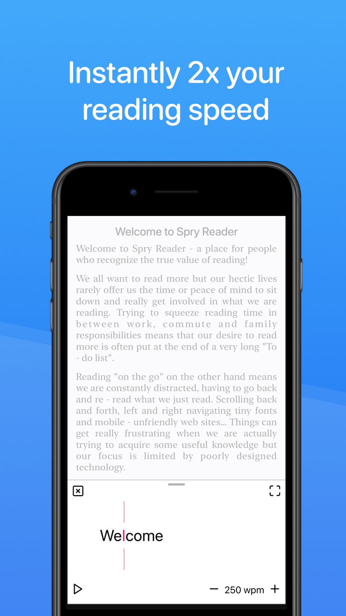 Spry - Instant Speed Reading