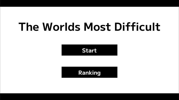 The Worlds Most difficult Game