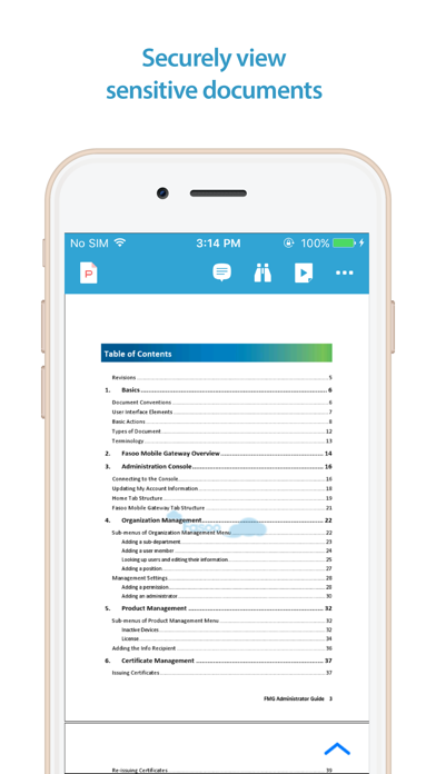 How to cancel & delete Fasoo View for PDF, MS Office from iphone & ipad 1