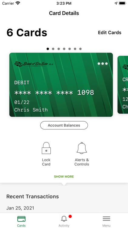 Bank of DeSoto Card Secure screenshot-3