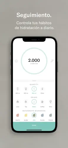 Screenshot 3 App de hidratación waterdrop® iphone
