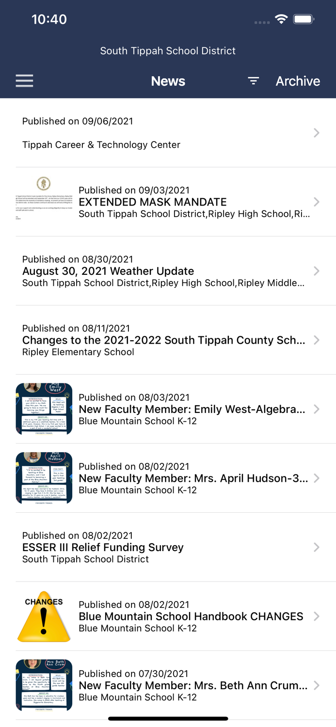 South Tippah School District