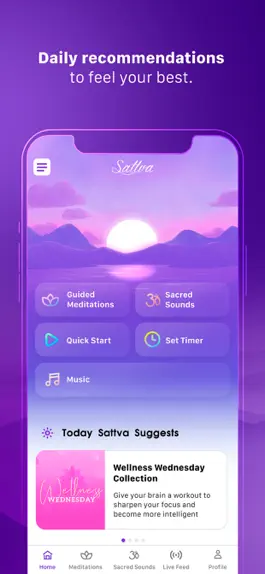 Game screenshot Sattva Meditations & Mantras apk