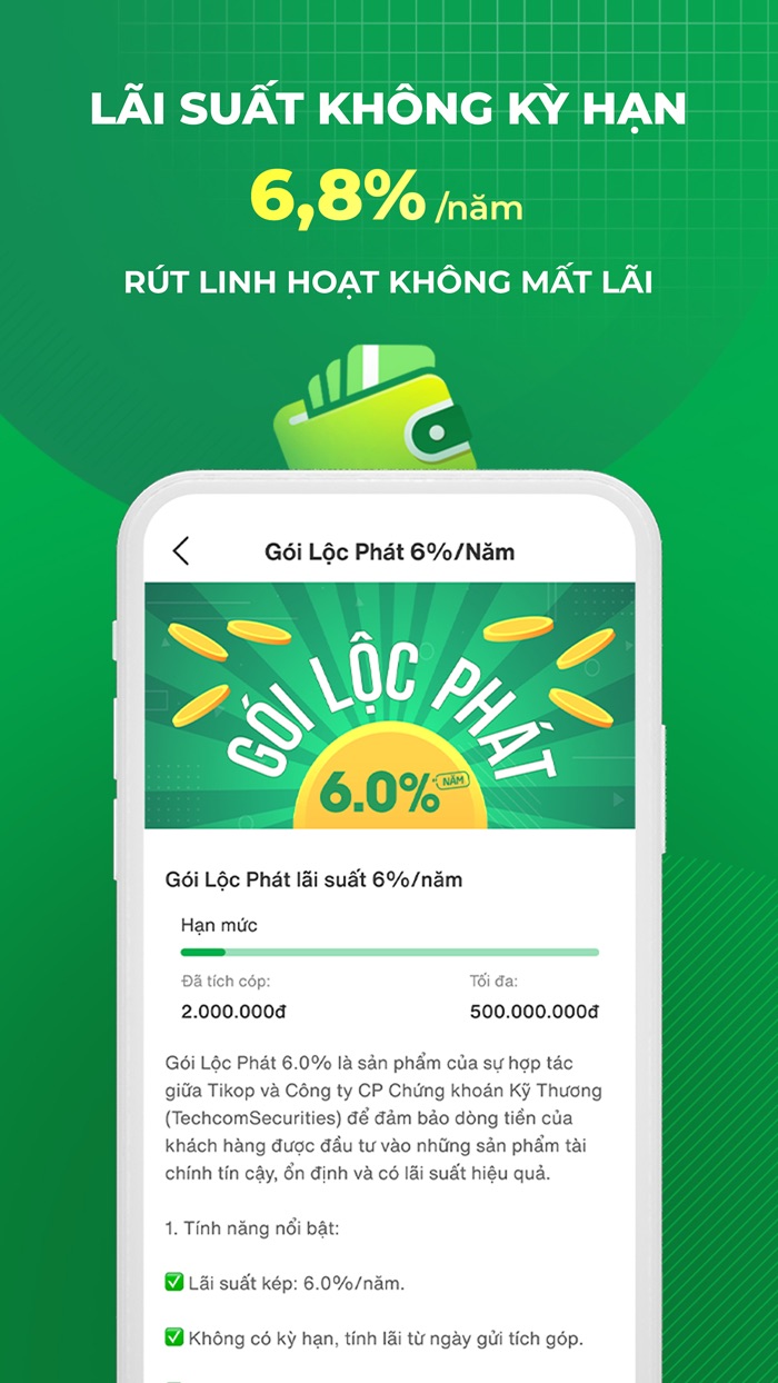 Tikop - Tiết kiệm với TechLab