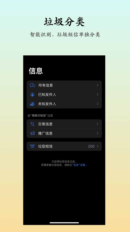 鹰眼识短信—AI智能拦截垃圾短信