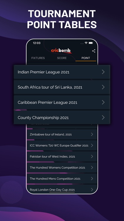 CricBomb - Cricket Live TV screenshot-4