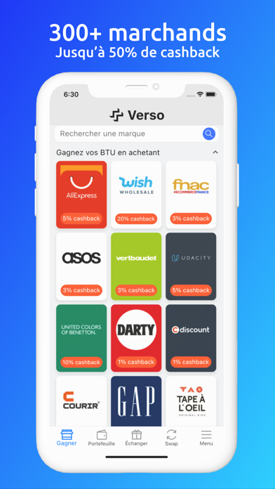 Verso : cashback en crypto Verso : cashback en crypto