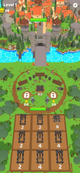 Game screenshot Merge Catapult Idle mod apk