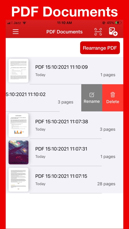Rearrange PDF Pages - Scan PDF screenshot-4