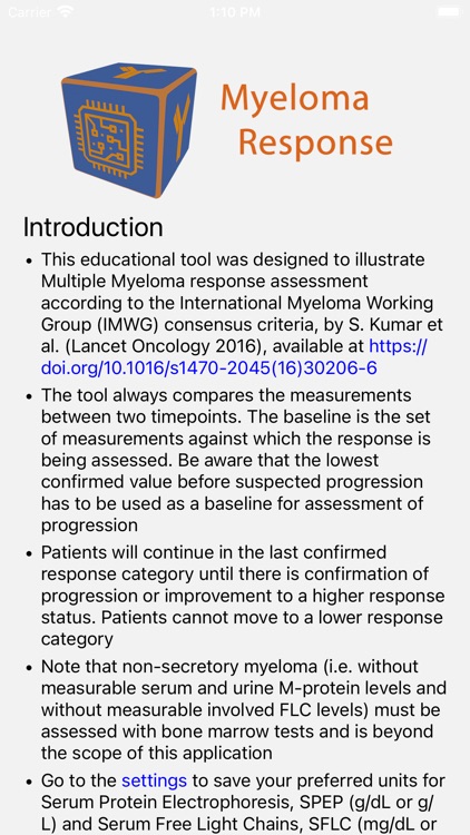 Myeloma Response