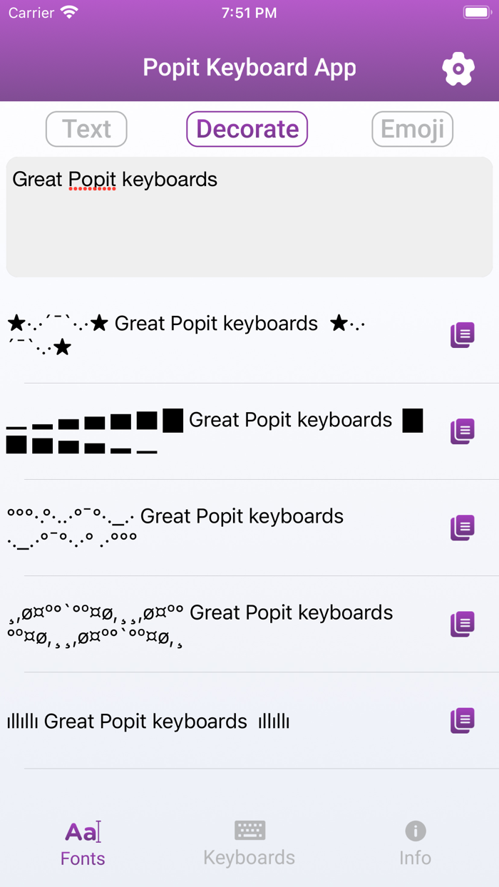 Pop It Fidget Keyboard Buttons
