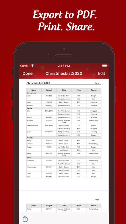 The Christmas Gift List screenshot-4