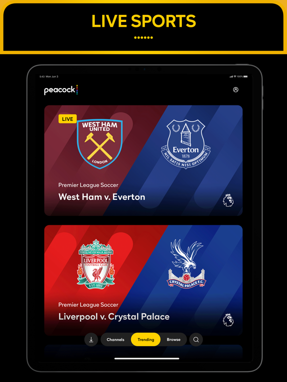 iPad Image of Peacock TV: Stream TV & Movies