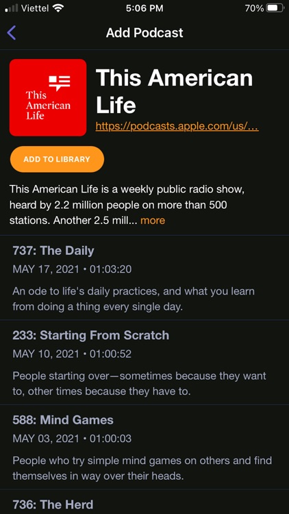 Podcast Player: OnePodcast