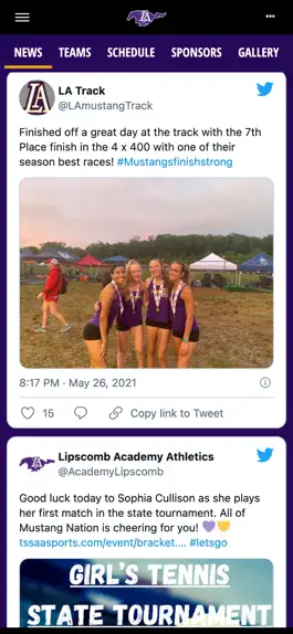 Game screenshot Lipscomb Academy Athletics apk