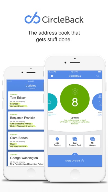 CircleBack - Updated Contacts