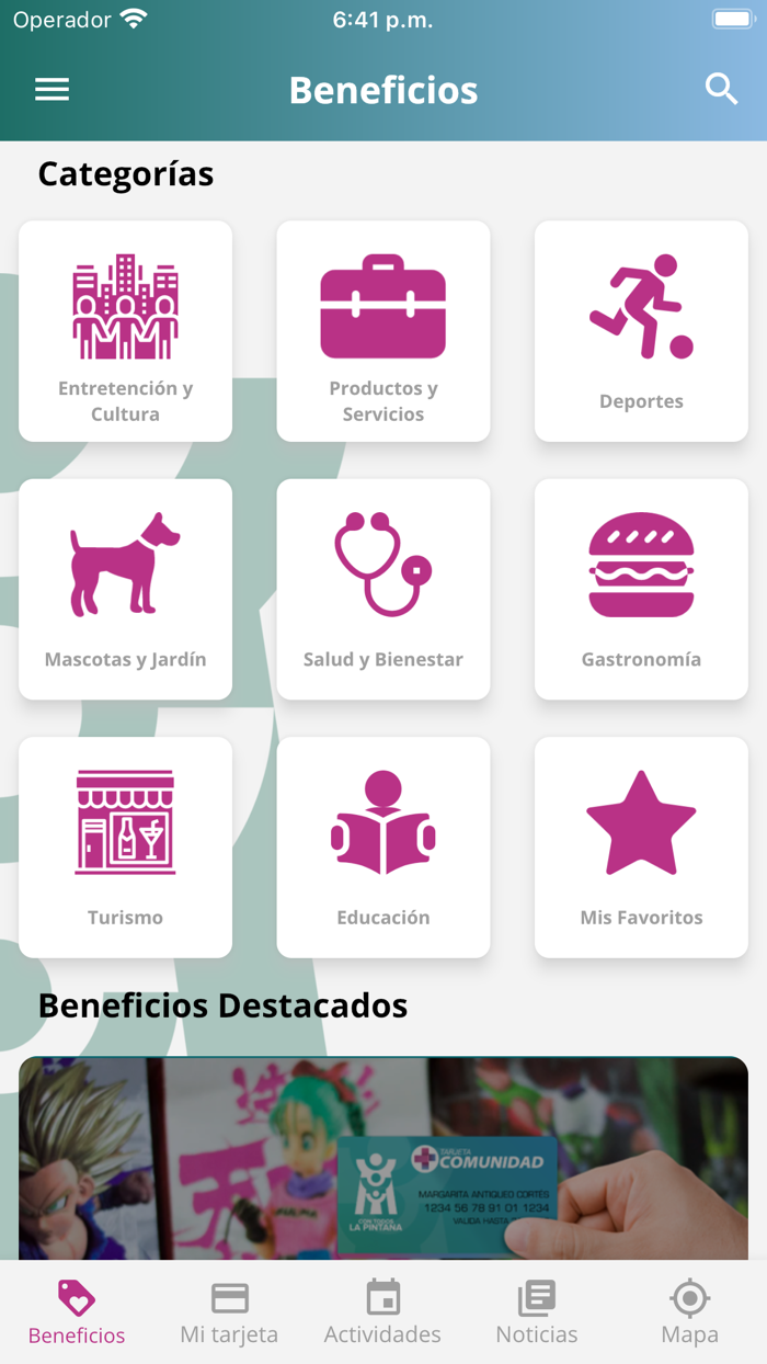 Tarjeta Más Comunidad