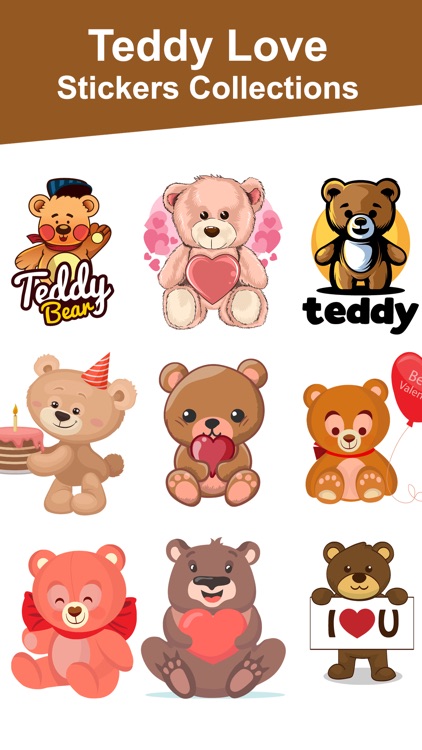 Teddy Love Stickers screenshot-4