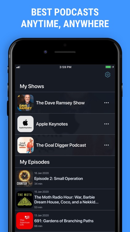 Podcast Tuner: Your Playlists screenshot-3