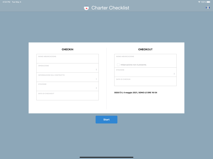 Charter Checklist
