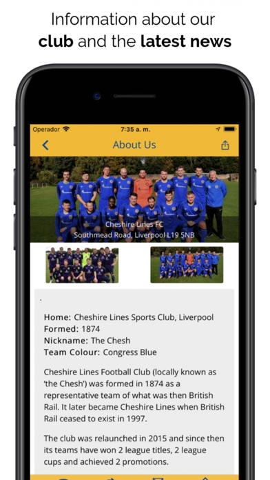 Cheshire Lines Football Club screenshot 2