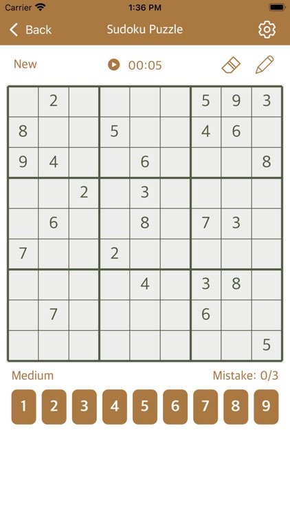 Classic Sudoku - Number Games