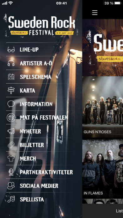 How to cancel & delete Sweden Rock Festival from iphone & ipad 1