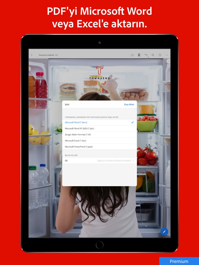 adobe acrobat reader ile pdf app store da