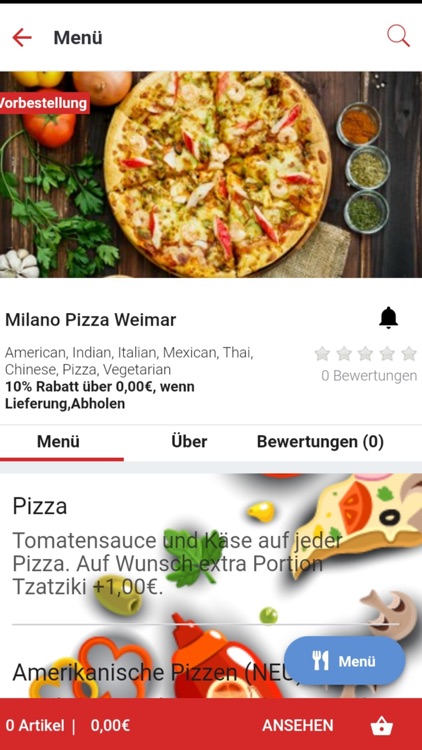 Milano Pizza Weimar