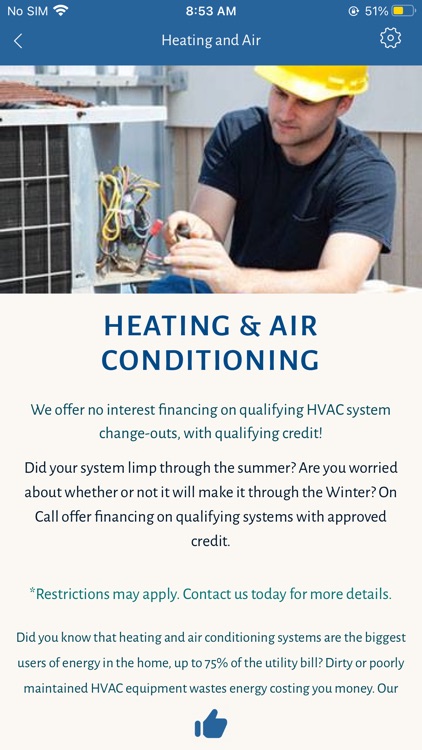 On Call Plumbing, Heat & Air