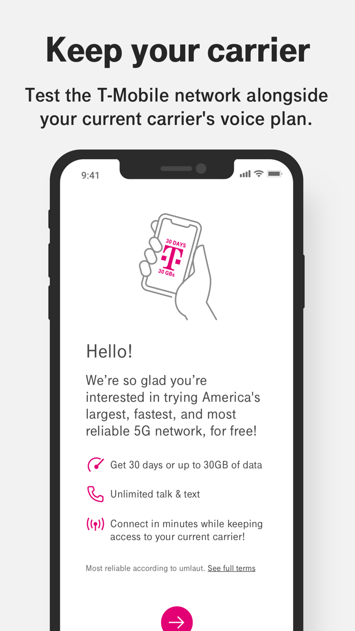 T-Mobile Network Test Drive