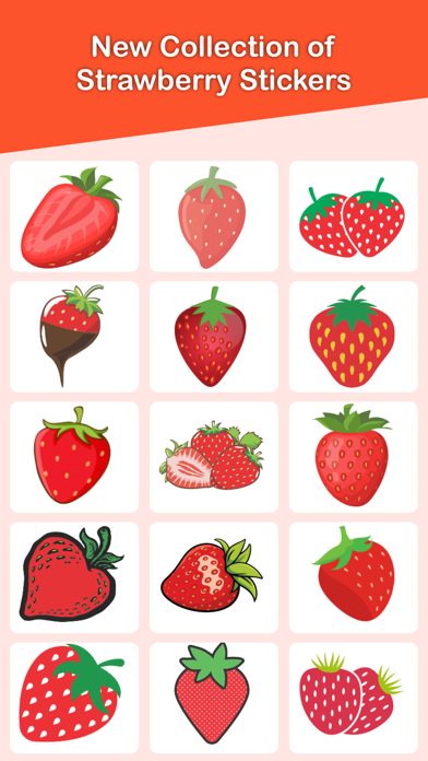 Strawberry Emojis screenshot 2