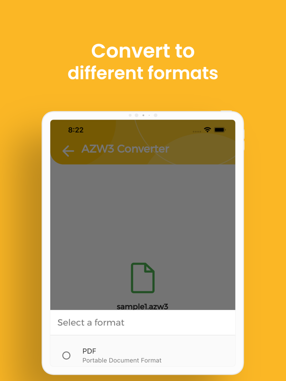 AZW3 Converter, AZW3 to PDF screenshot 3