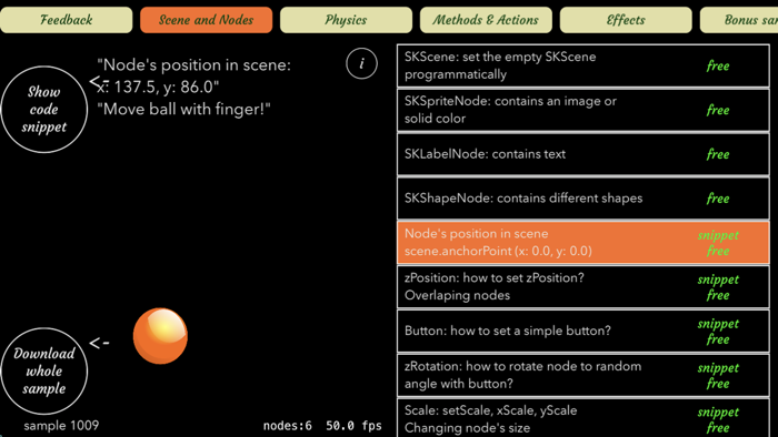 Sprite GetCode Go SpriteKit