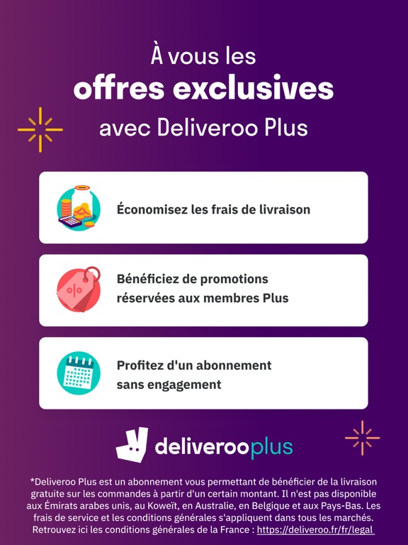 Deliveroo : livraison de repas Deliveroo : livraison de repas