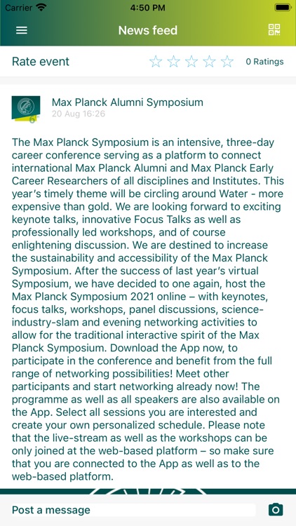 6th Max Planck Symposium 2021