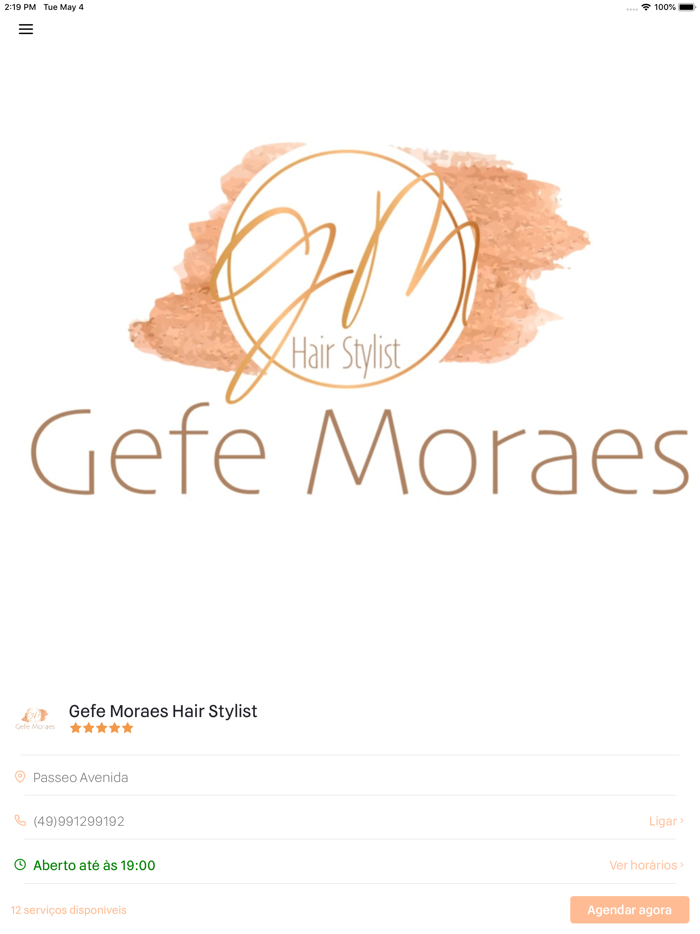Gefe Moraes Hair Stylist