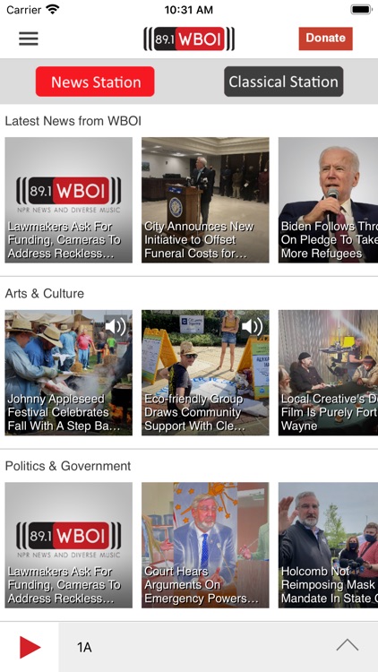WBOI Public Radio App