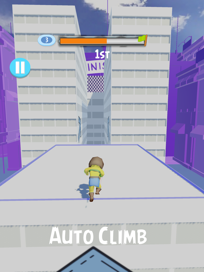 Rooftop Freestyle Parkour Race