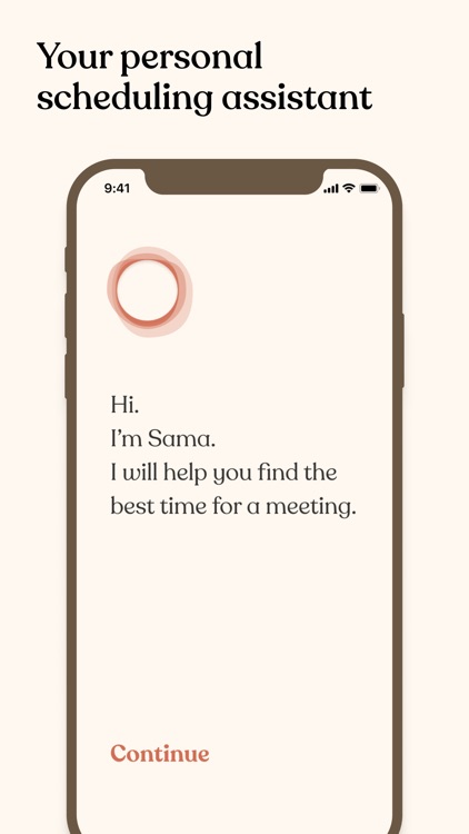 Sama - scheduling assistant